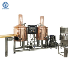 600L red copper beer brewery brewing equipment